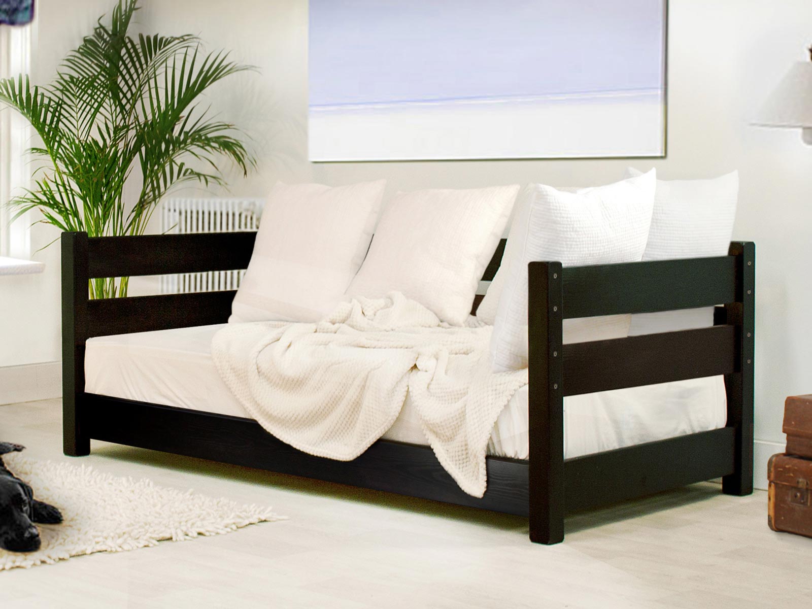 wooden day bed sofa